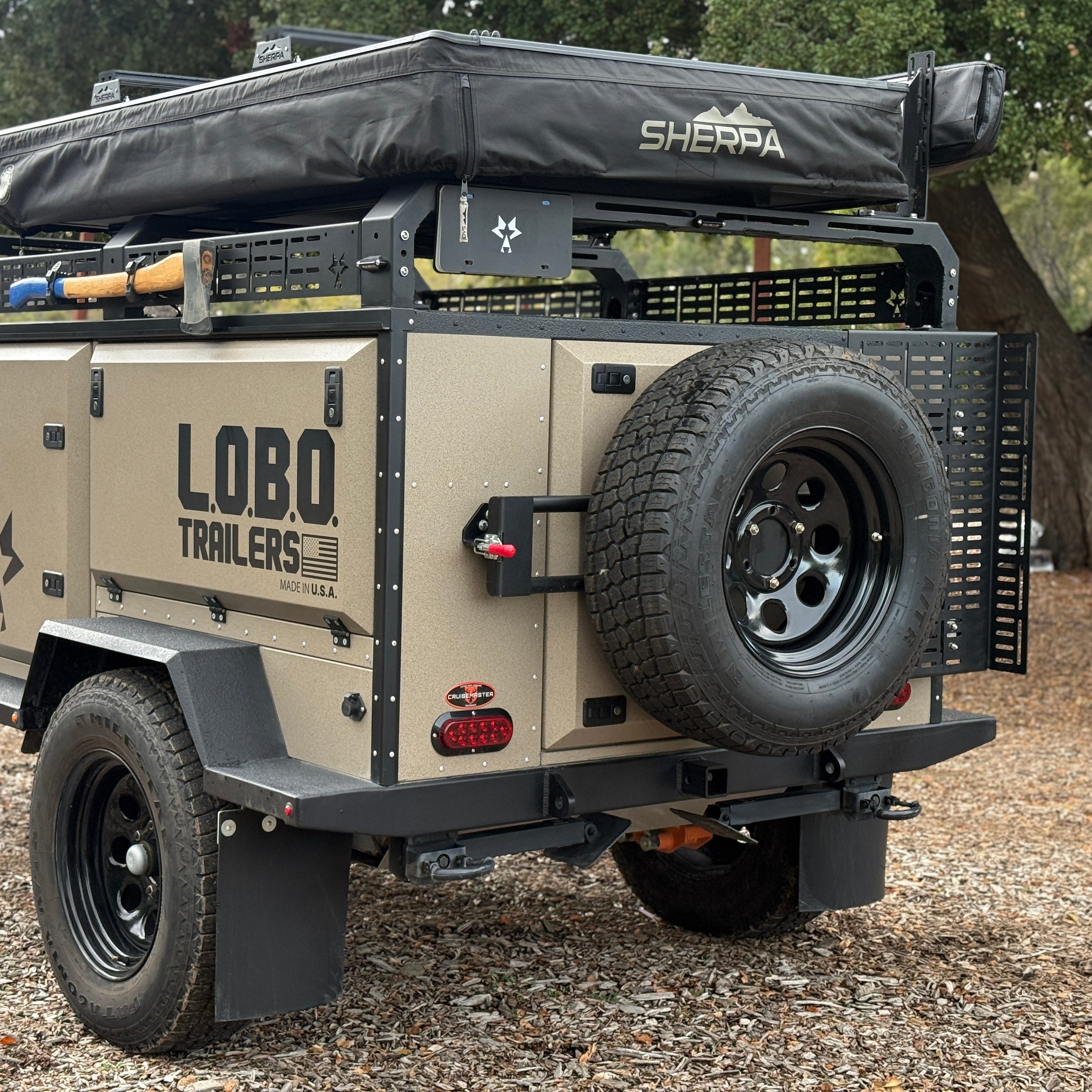 Spare Tire Swing-Out + Adventure Molle Panel